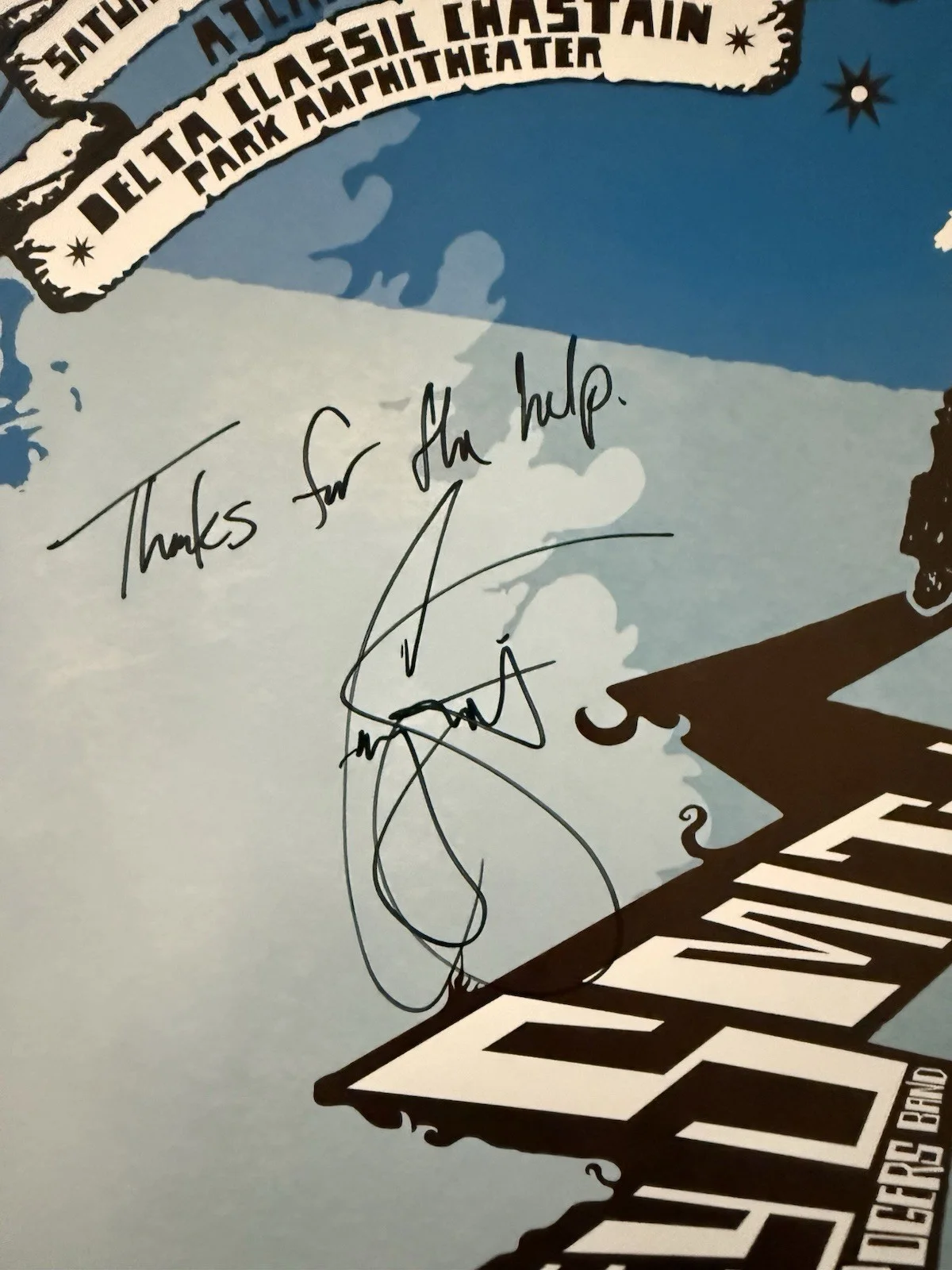 Corey Smith Signed Tour Poster 11x17. Atlanta 2009., image 2