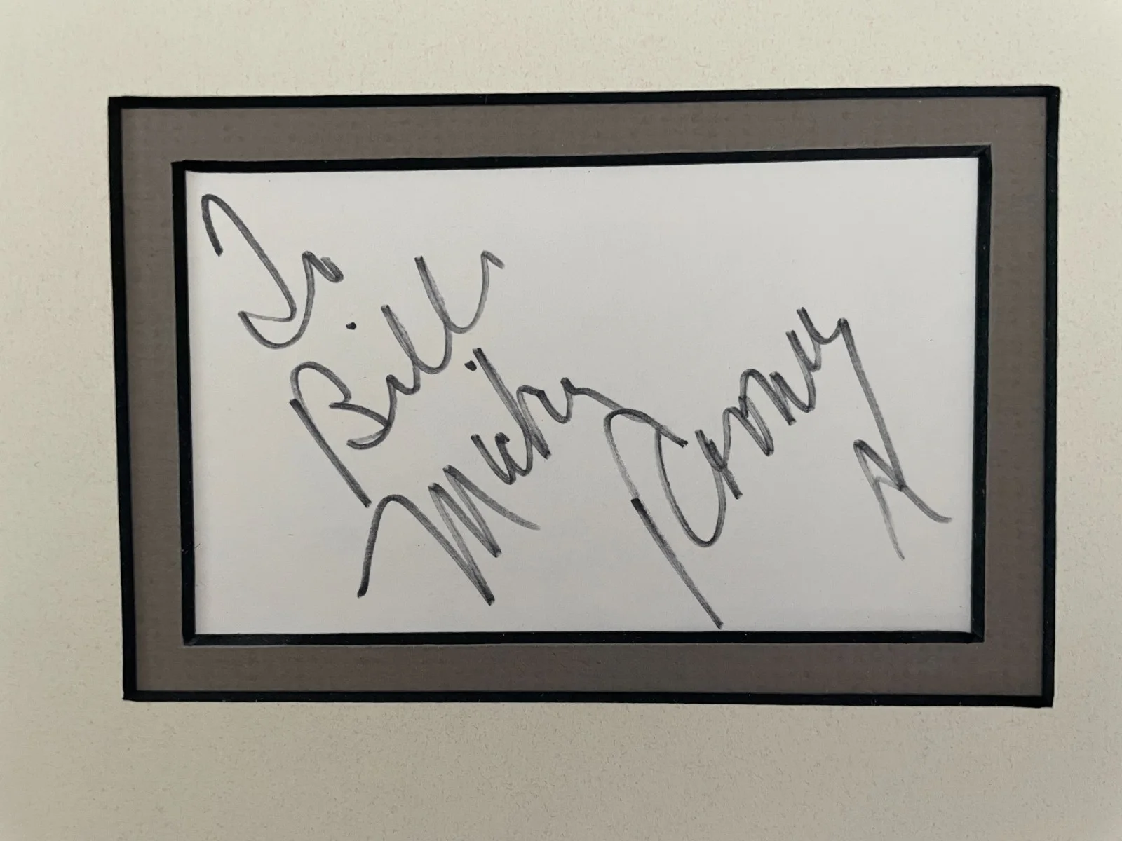 VINTAGE MICKEY ROONEY AUTOGRAPHED 3X5 CARD w/COA!, изображение 2