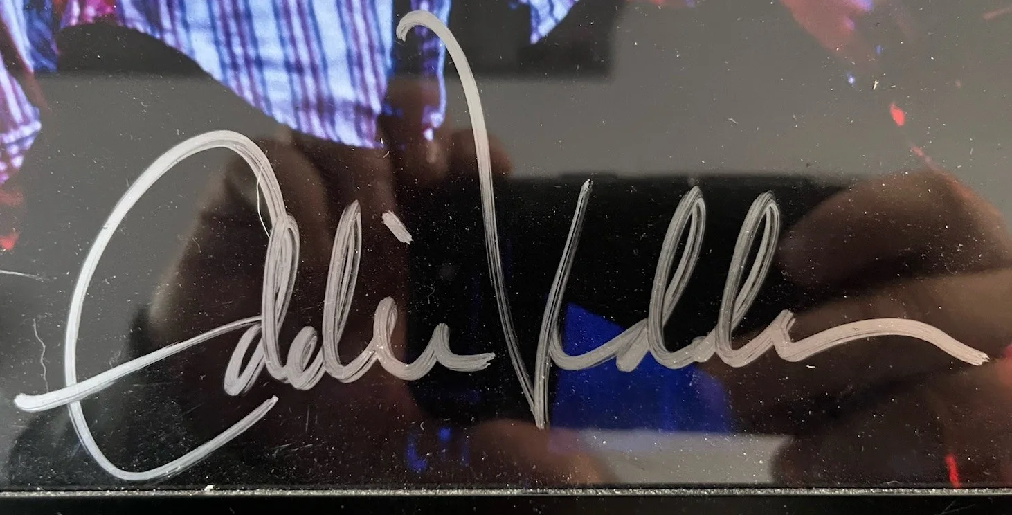 Eddie Vedder signed autographed photo 8x10 framed Hologram Pearl Jam, изображение 2