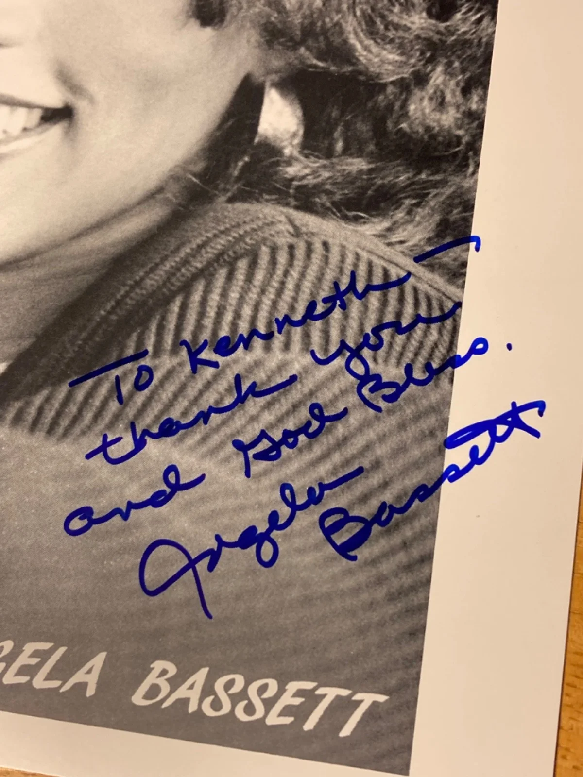 Hand SIGNED Angela Bassett 8x10 Vintage Photo - Award Winning Prolific Actress, изображение 3