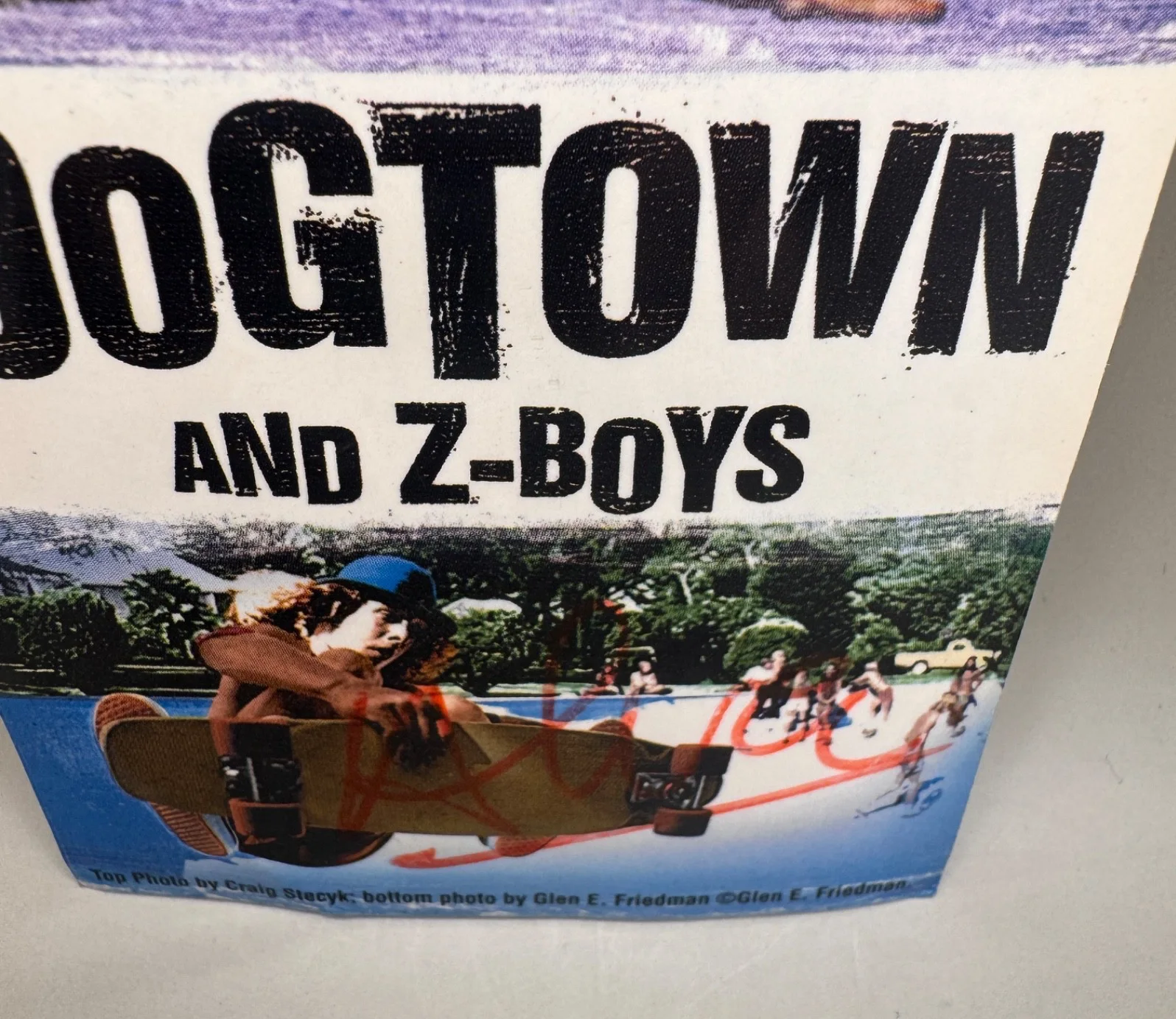 Tony Alva — Dogtown And Z-Boys 3 x 4.5 Sticker Signed By Tony Alva 2002, image 2