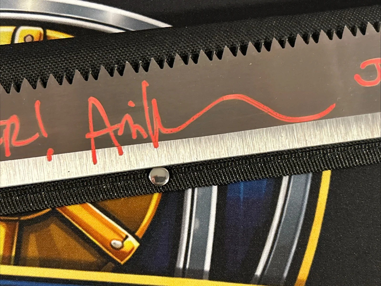 Ari Lehman — Ari Lehman Signed/Inscribed Machete "Friday the 13th" Jason Vorhees, image 3