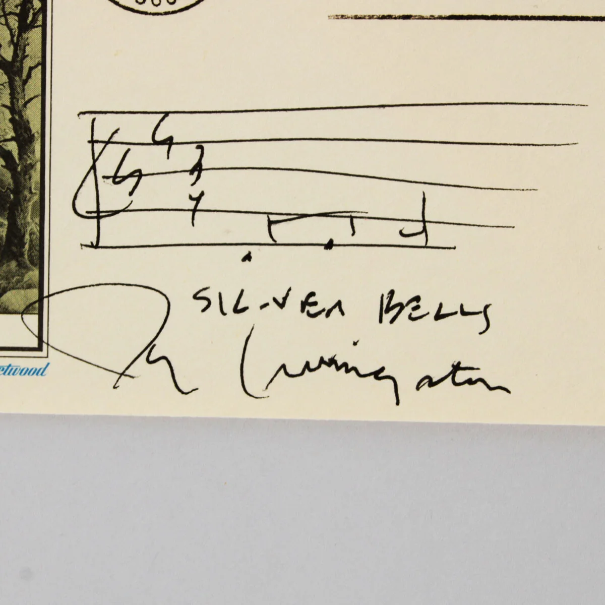 Jay Livingston Signed Cachet FDC Currier & Ives Christmas Country Winter - CO..., изображение 2
