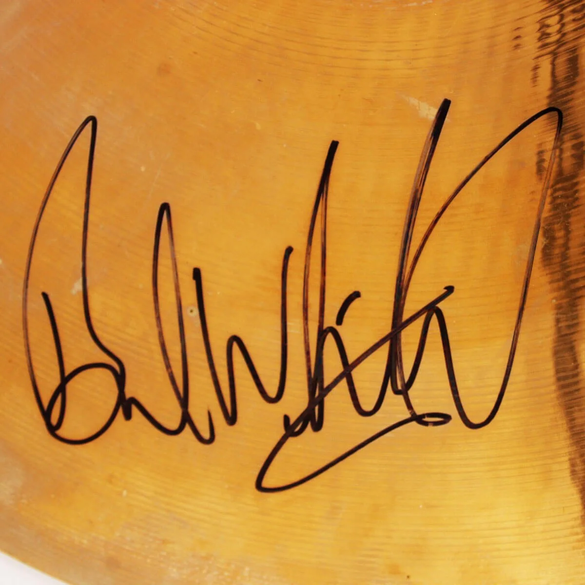 Aerosmith Signed Drum Symbol - COA JSA, image 3