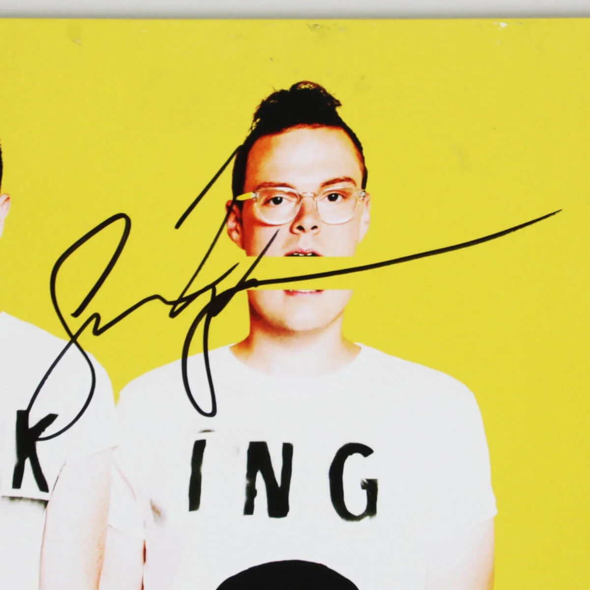 Walk the Moon Band Signed Record Album Talking is Hard (4) Nicholas Petricca,..., image 3