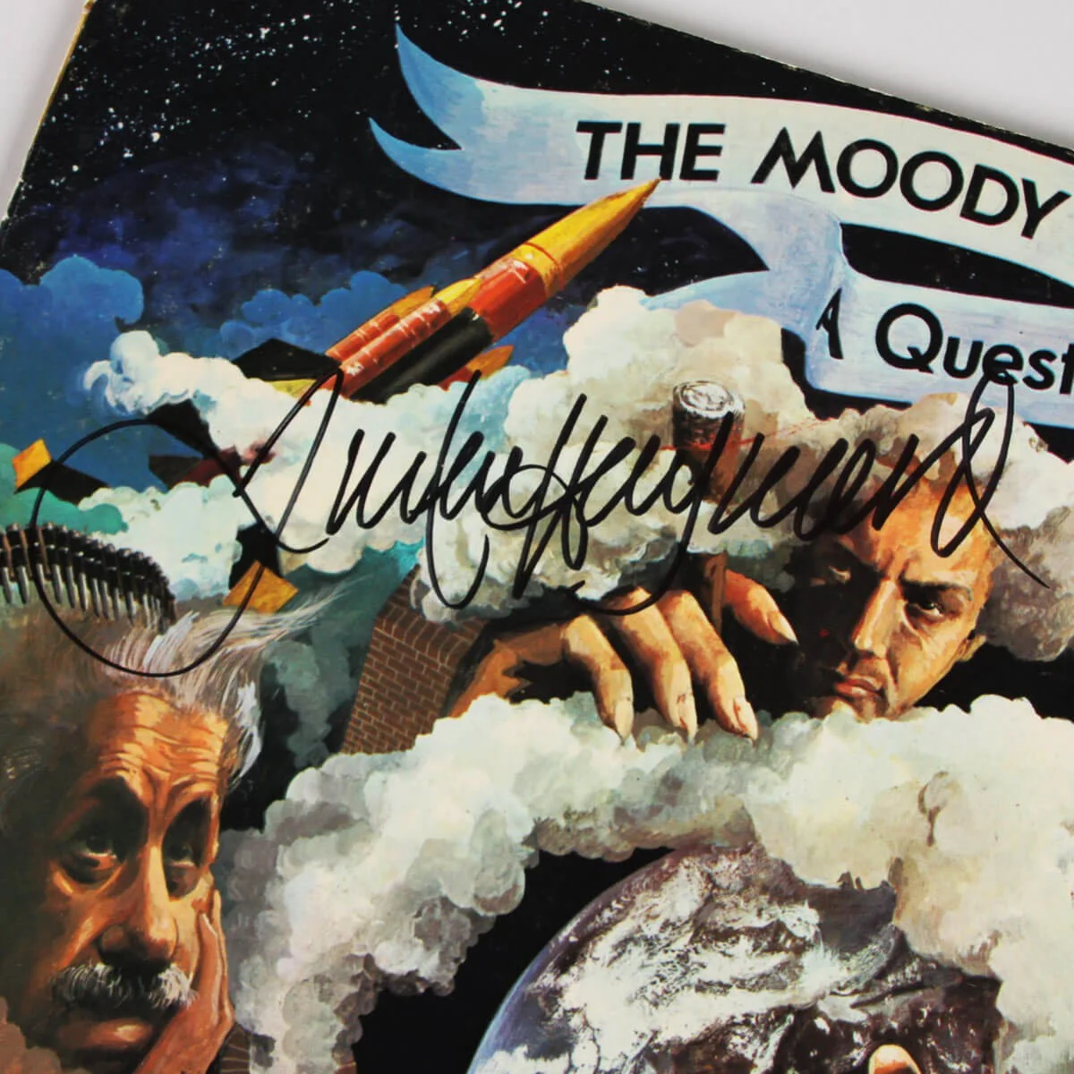 Justin Hayward Signed Record Album The Moody Blues - COA JSA, изображение 2