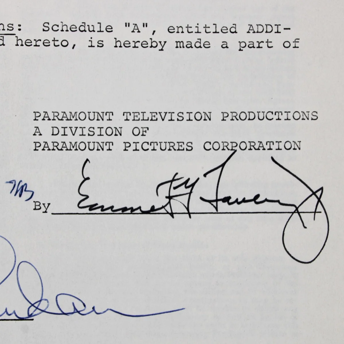 Martin Landau Signed Contract Mission Impossible 1968 Television Series - COA..., image 3
