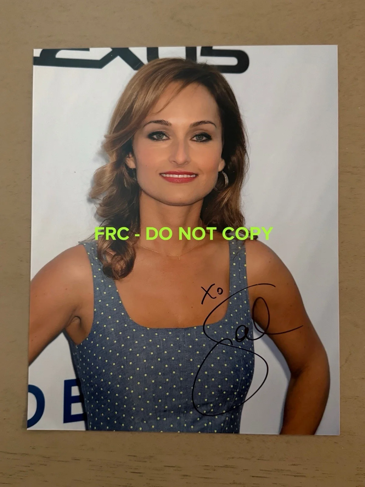 Giada De Laurentiis — Giada De Laurentiis Signed 8x10 Color Photo Food Network Celebrity Chef SEXY