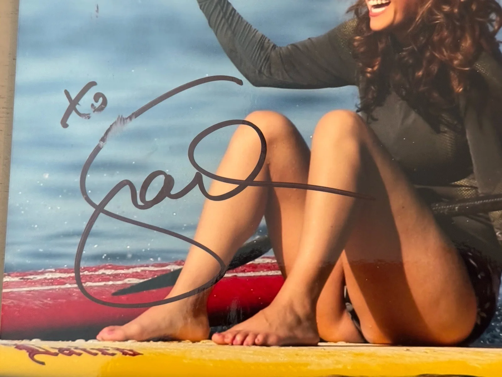 Giada De Laurentiis — Giada De Laurentiis Signed 8x10 Color Bathing Suit Photo Food Network Chef, image 2