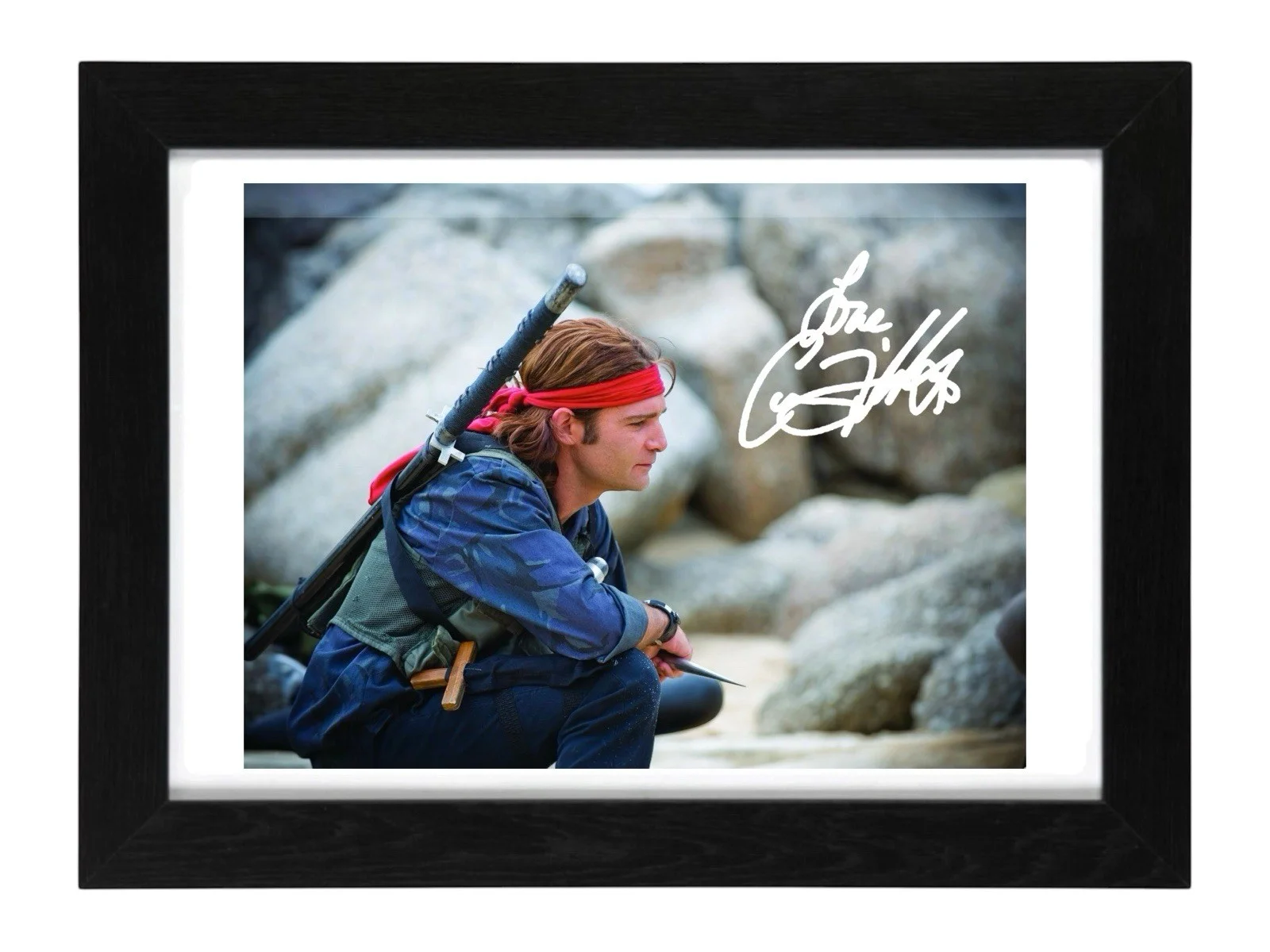 Corey Feldman Signed Autograph PHOTO Pre Print 6x4/A4/ Framed, image 2