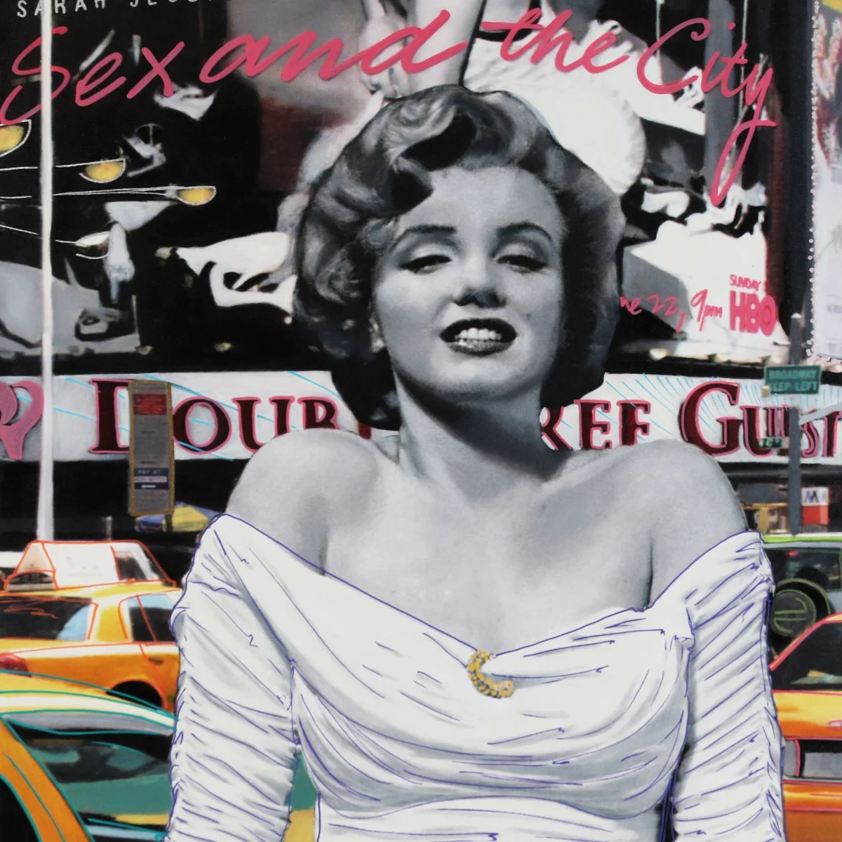 Marilyn Monroe 38x48.5 Giclee Artwork by Steve Kaufman Sex in the City, изображение 2