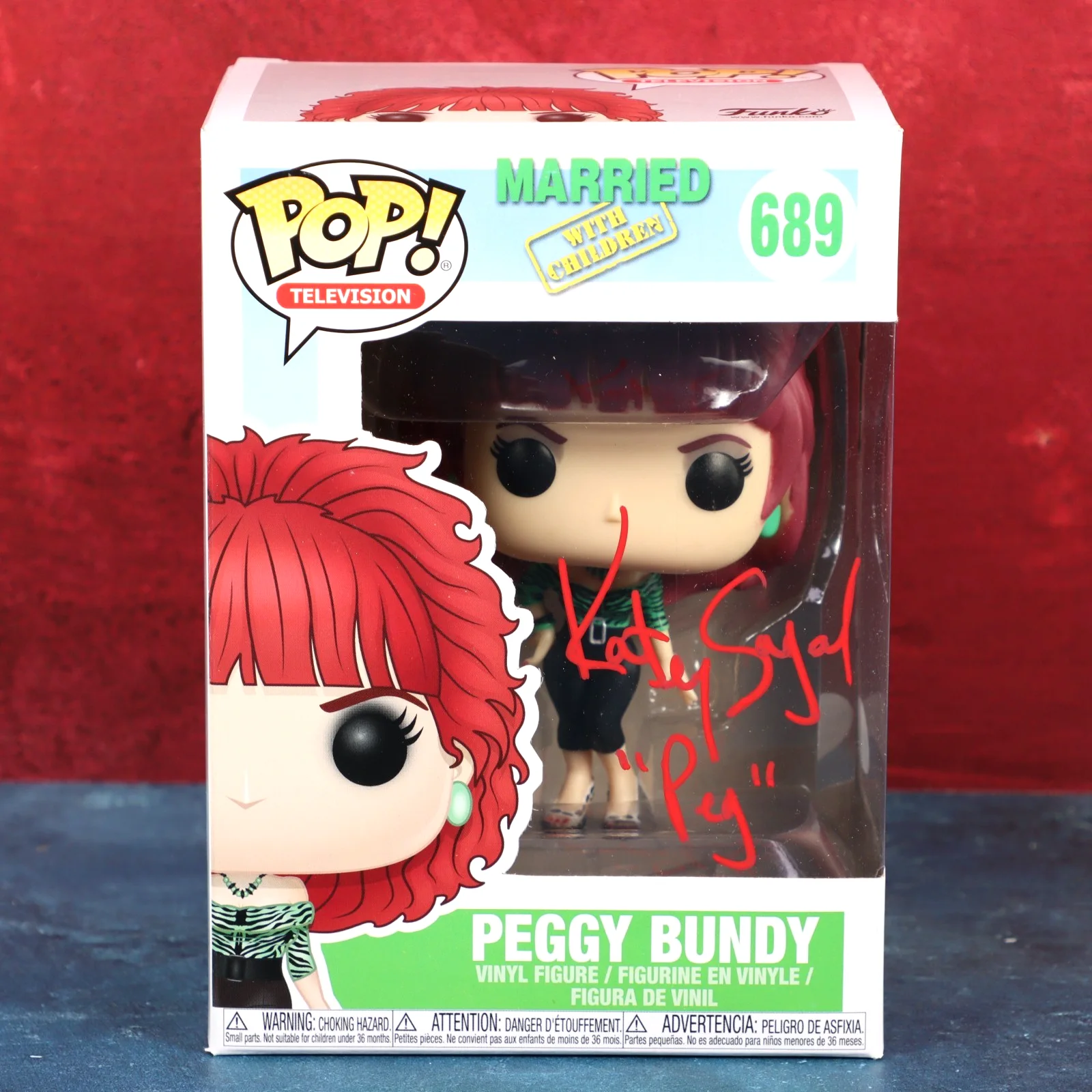Katey Sagal — Katey Sagal Married With Children Signed 689 Peggy Bundy BAS COA With Protector, image 2