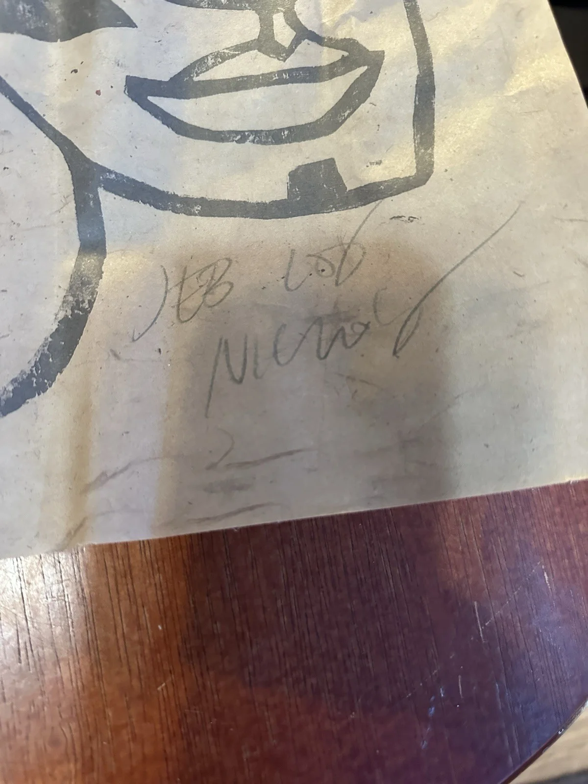 Signed Jeb Loy Nichols Just What Time It Is Promo Litho 15 X 14 Autographed, изображение 2