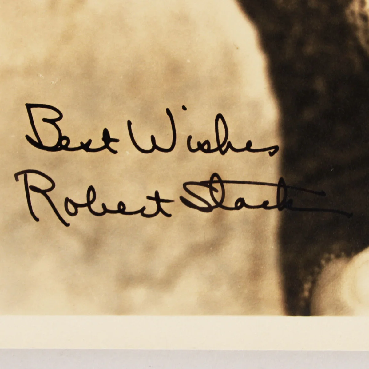 Robert Stack Signed Photo 5x7 - COA JSA, image 2