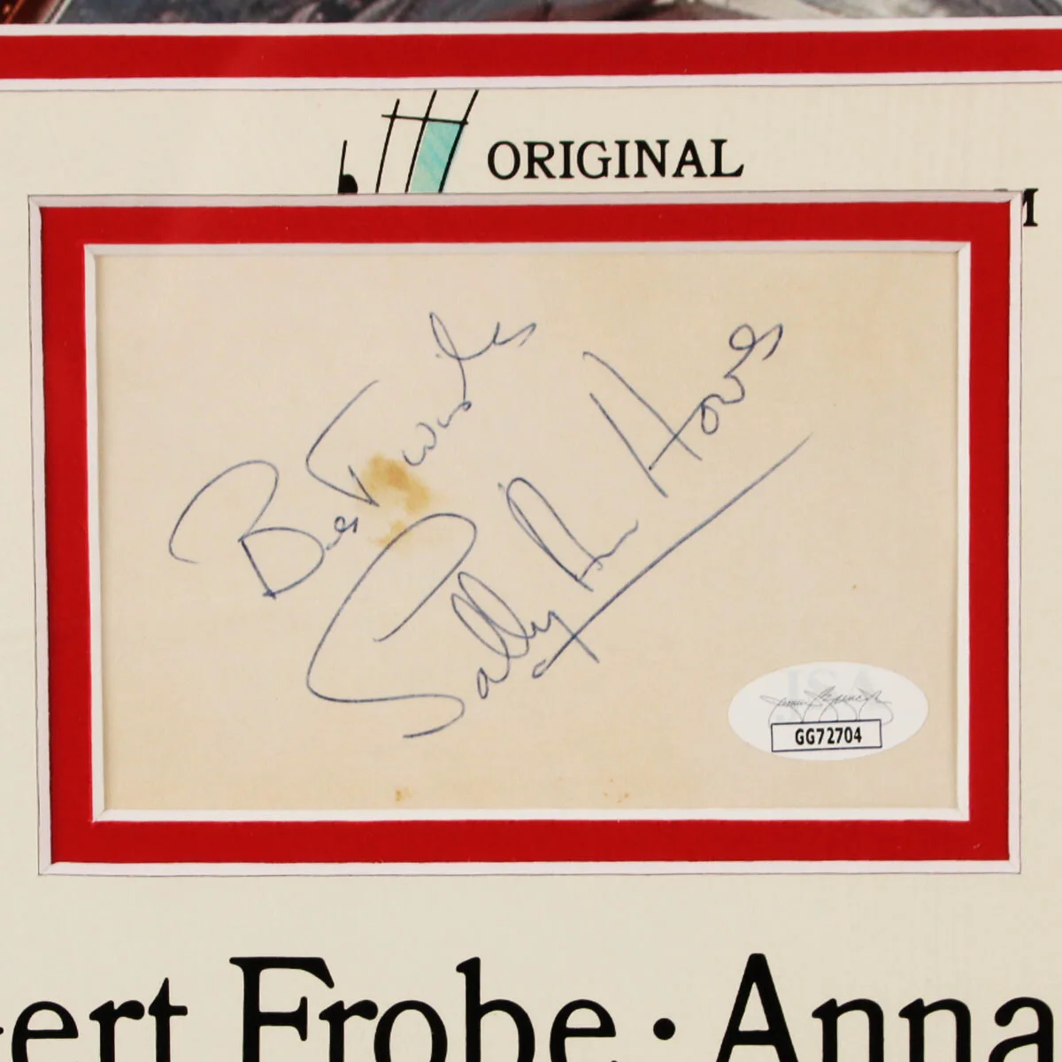 Chitty Chitty Bang Bang Signed Poster Entire Cast COA Beckett & JSA, image 5