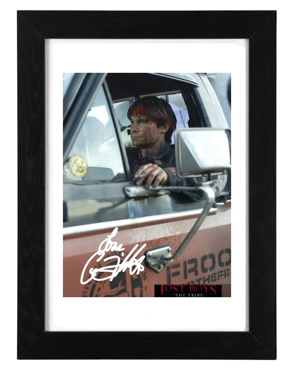Corey Feldman Signed Autograph PHOTO Pre Print 6x4/A4/ Framed, image 2