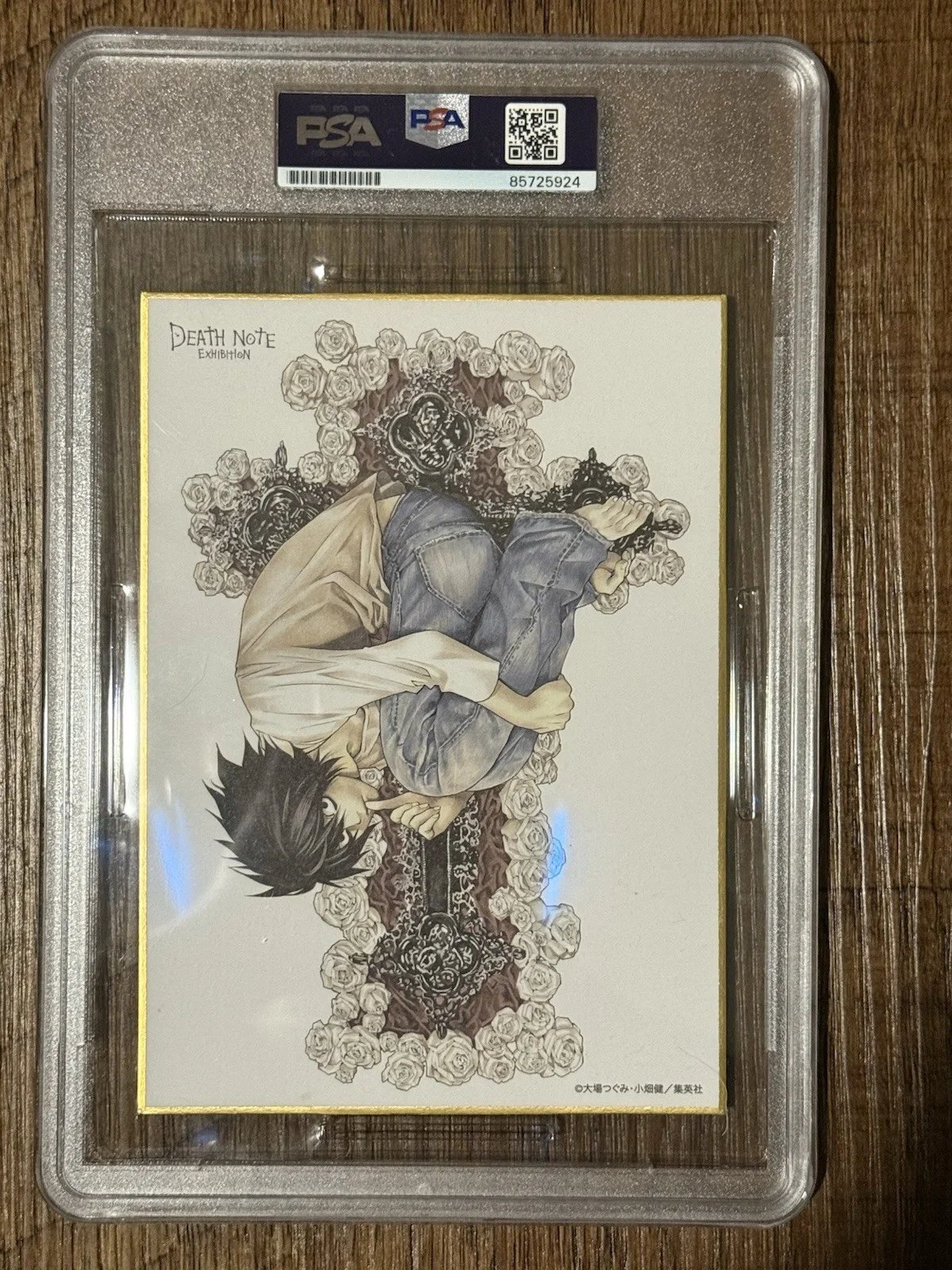 Alessandro Juliani — PSA Death Note Exhibition Shikishi Alessandro Juliani Autograph Signed Card, изображение 2