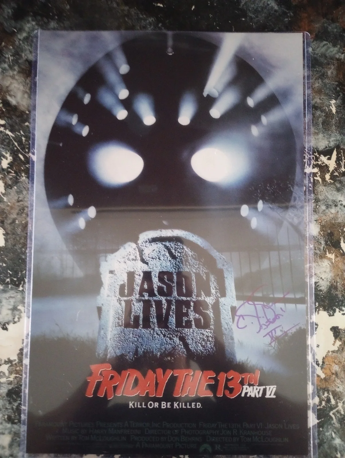 C.J. Graham — C.J. Graham Signed Friday The 13th 11x17 Poster Photo