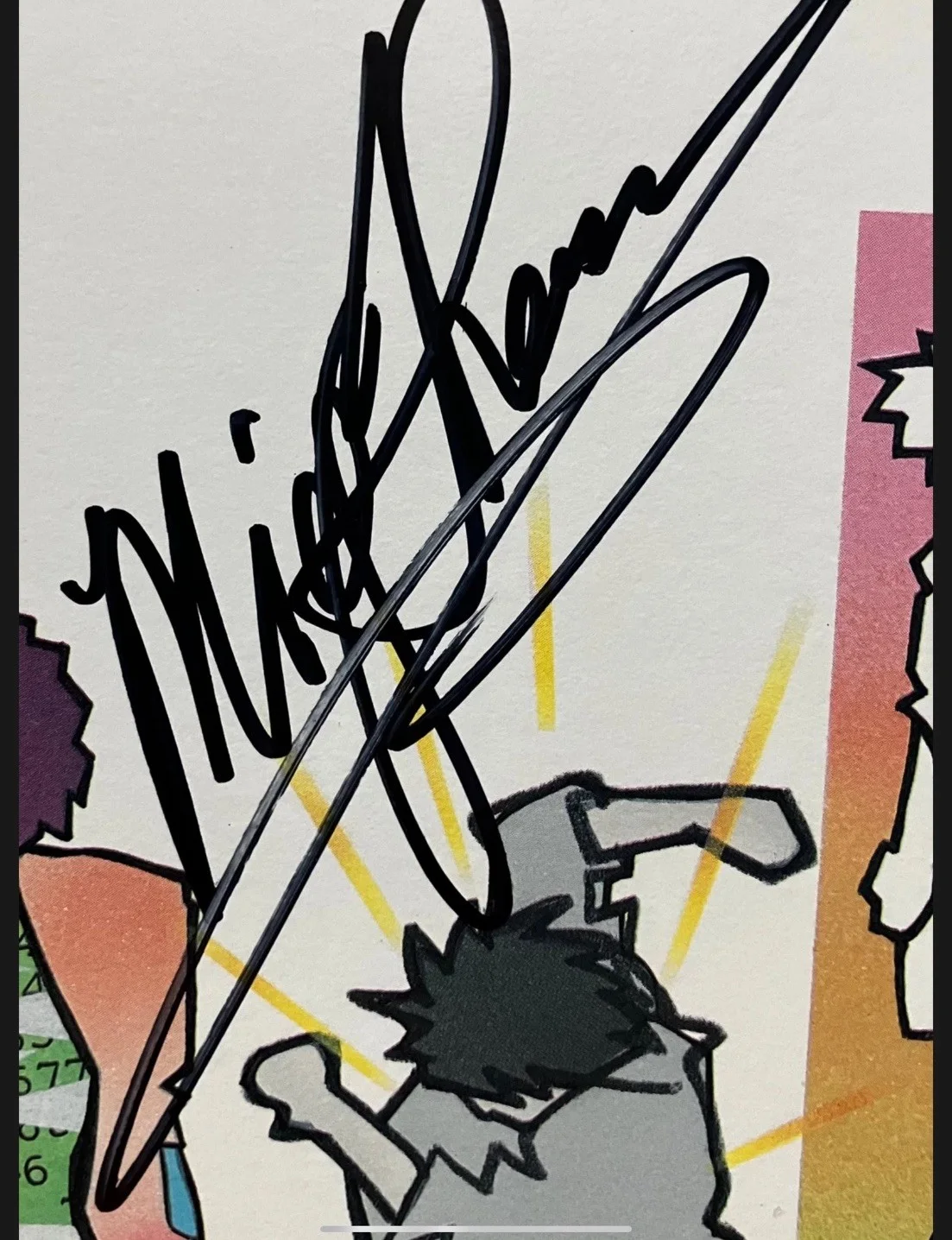 Mickey Thomas Starship Knee Deep In The Hoopla Signed Record Vinyl Cover JSA COA, image 2