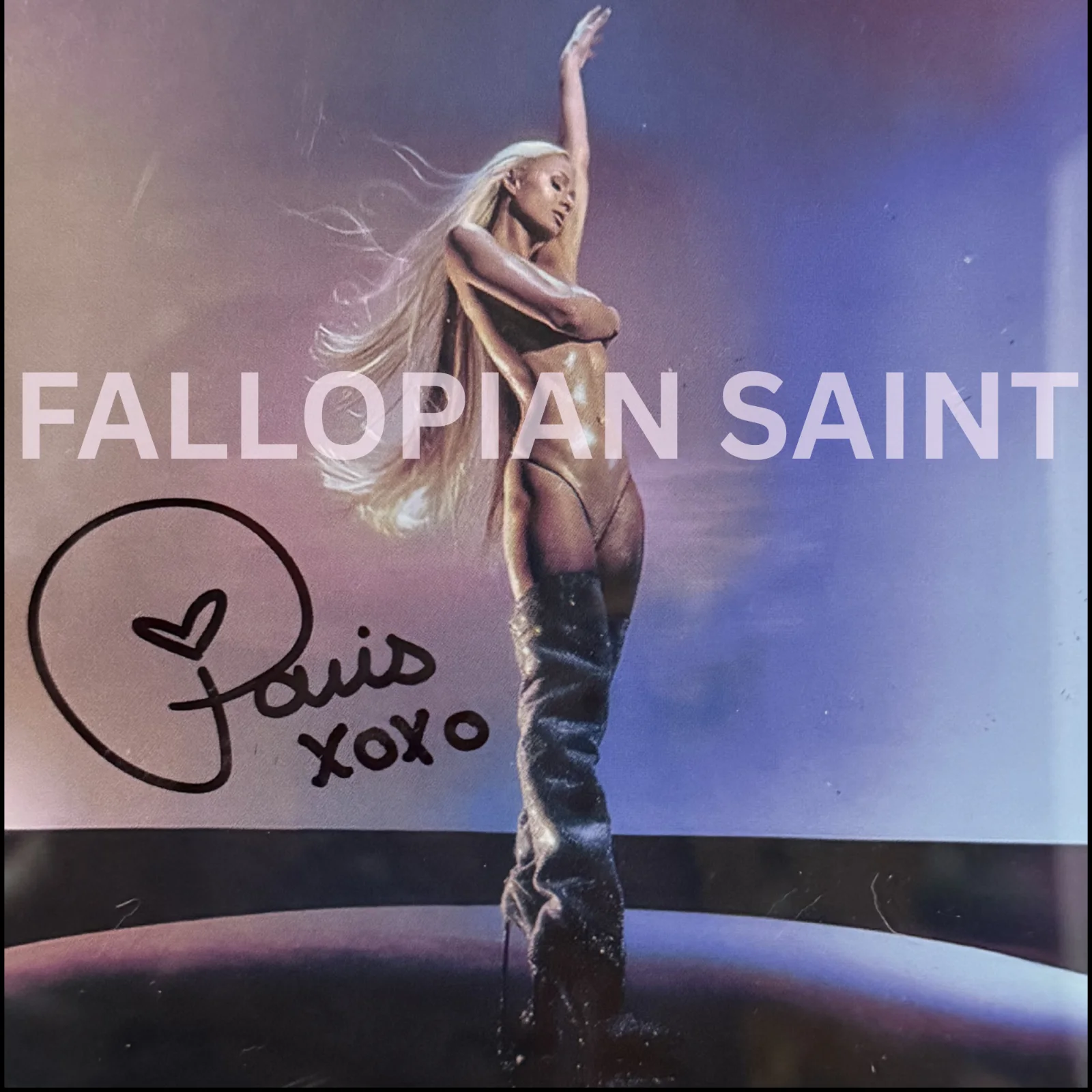 Paris Hilton SIGNED Infinite Icon CD Framed Display - Authentic Hand-Signed, image 2