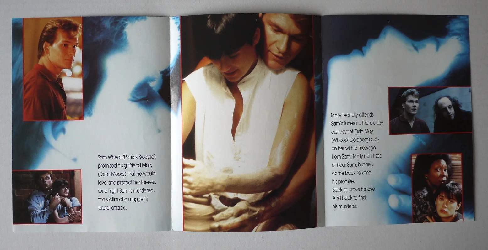 GHOST (1990) 6 Page Cinema Release Brochure, Demi Moore Patrick Swayze VERY RARE, изображение 4