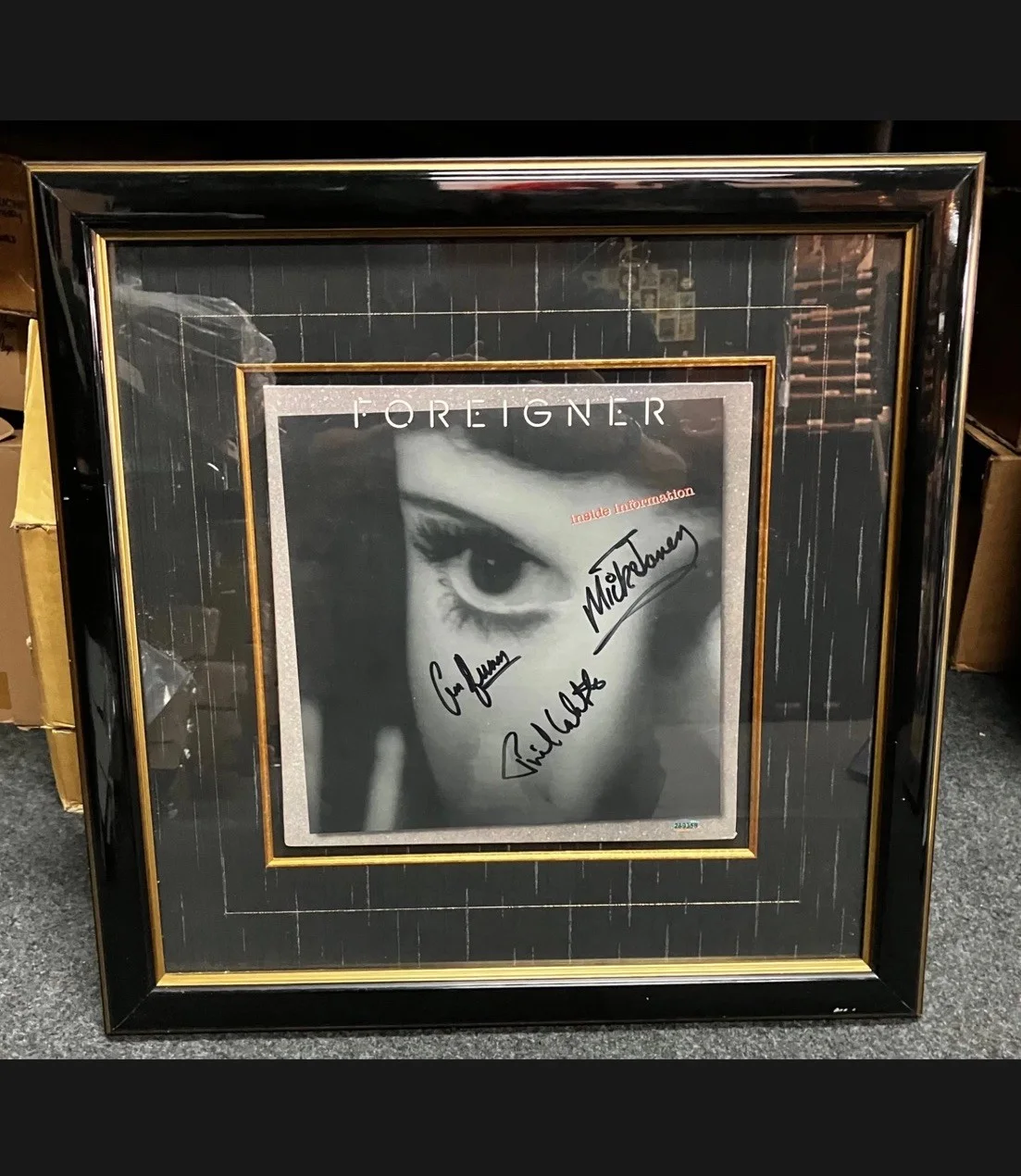 Foreigner Signed Framed Record, image 3