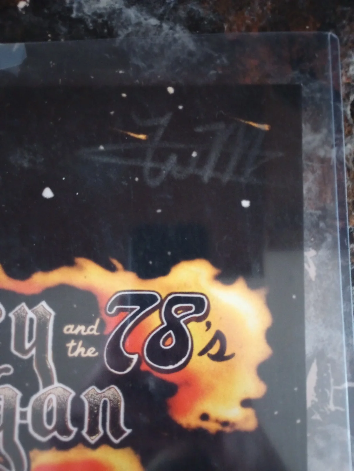 Whitey Morgan Signed 12x18 Concert Poster Autographed Hard Time White Lines, image 2