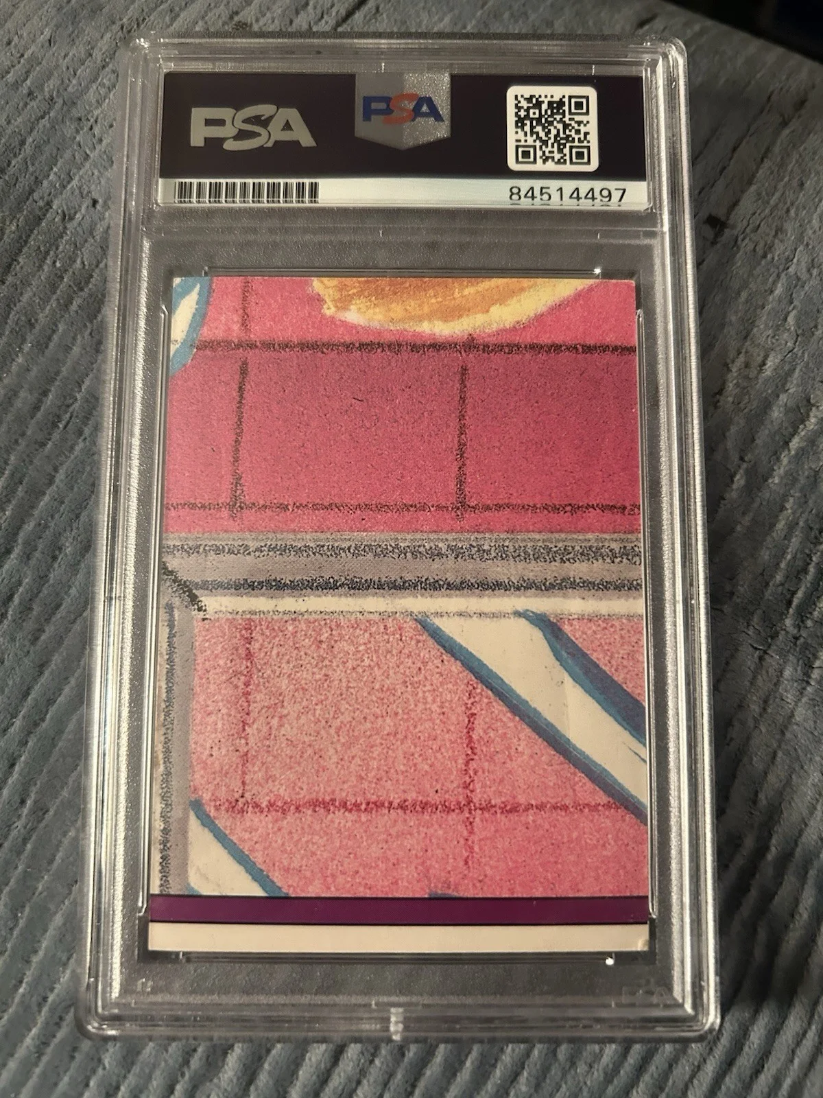 TOM BUNK — Tom Bunk Signed 1986 Topps Garbage Pail Kids JOHNNY ONE-NOTE PSA Authentic Slab, изображение 2