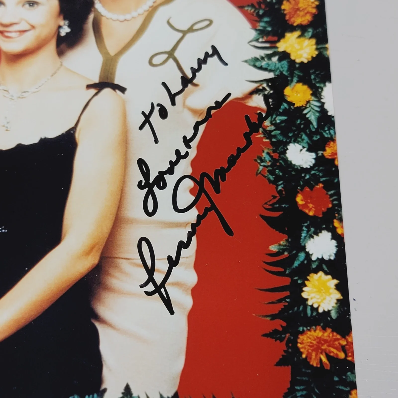 Laverne & Shirley Autographed 8X10 Photo Penny & Cindy Signed to Larry, изображение 2