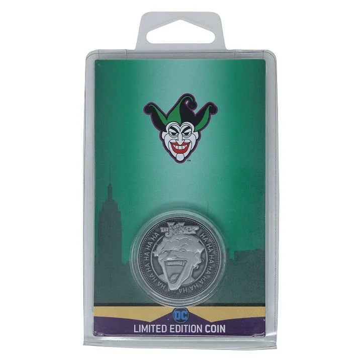 DC Joker Collectable Silver Coin Fanattik Limited Collectors Game Gift, image 2
