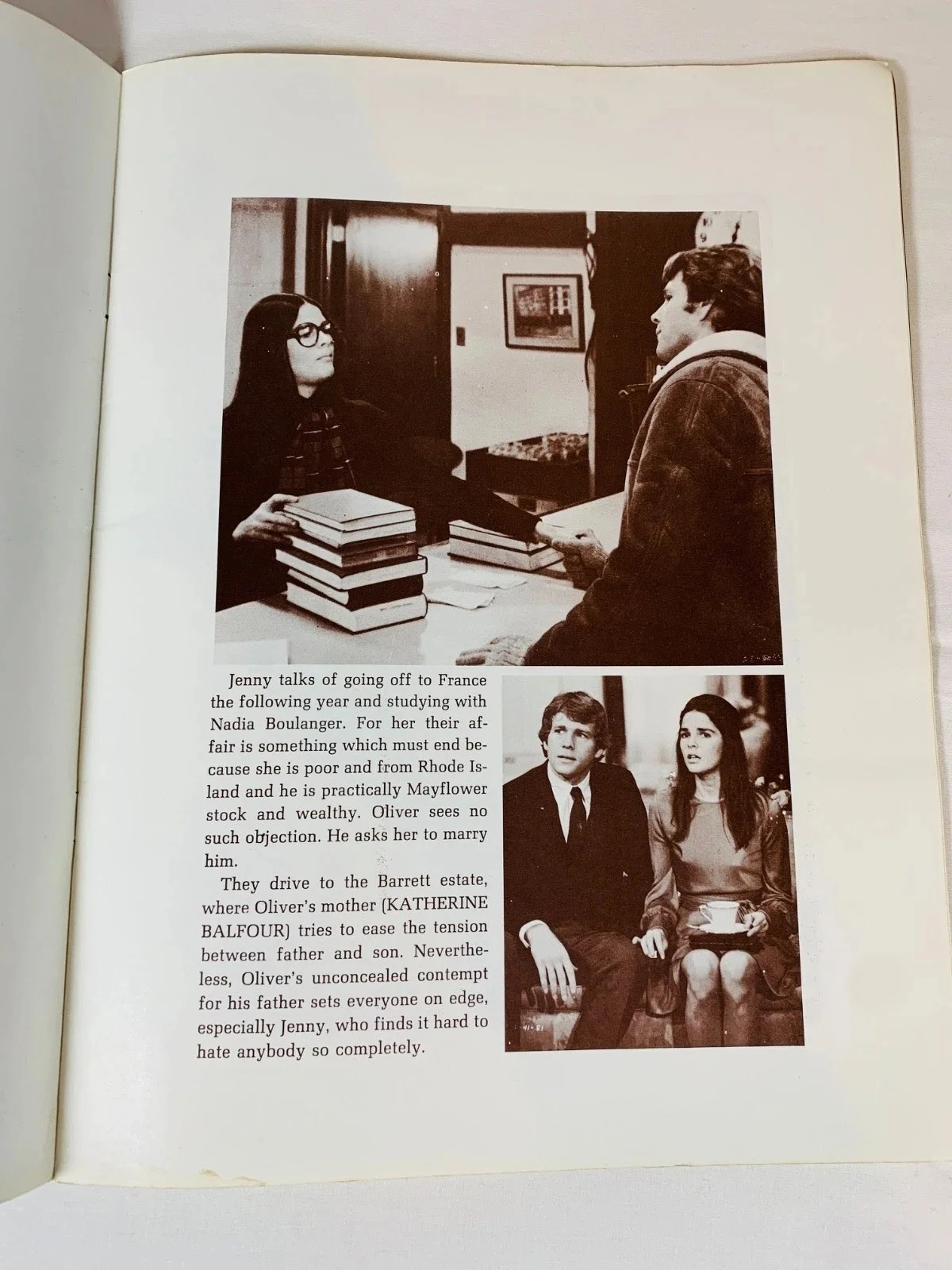 Love Story Vintage Film Movie Souvenir Programme Brochure O'Neil & MacGraw, изображение 4