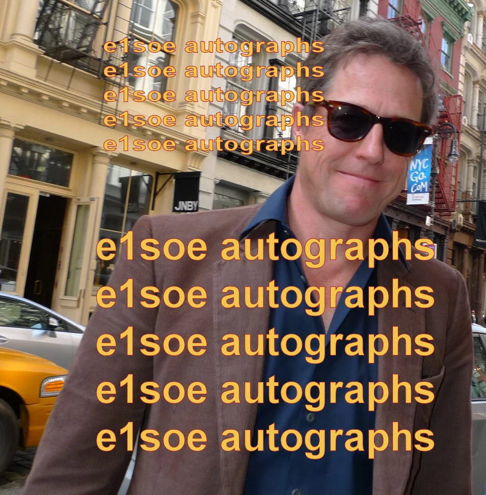 Hugh Grant — Hugh Grant signed Four Weddings 8x10 Photo in person. Exact Proof. Bridget Jones, изображение 3