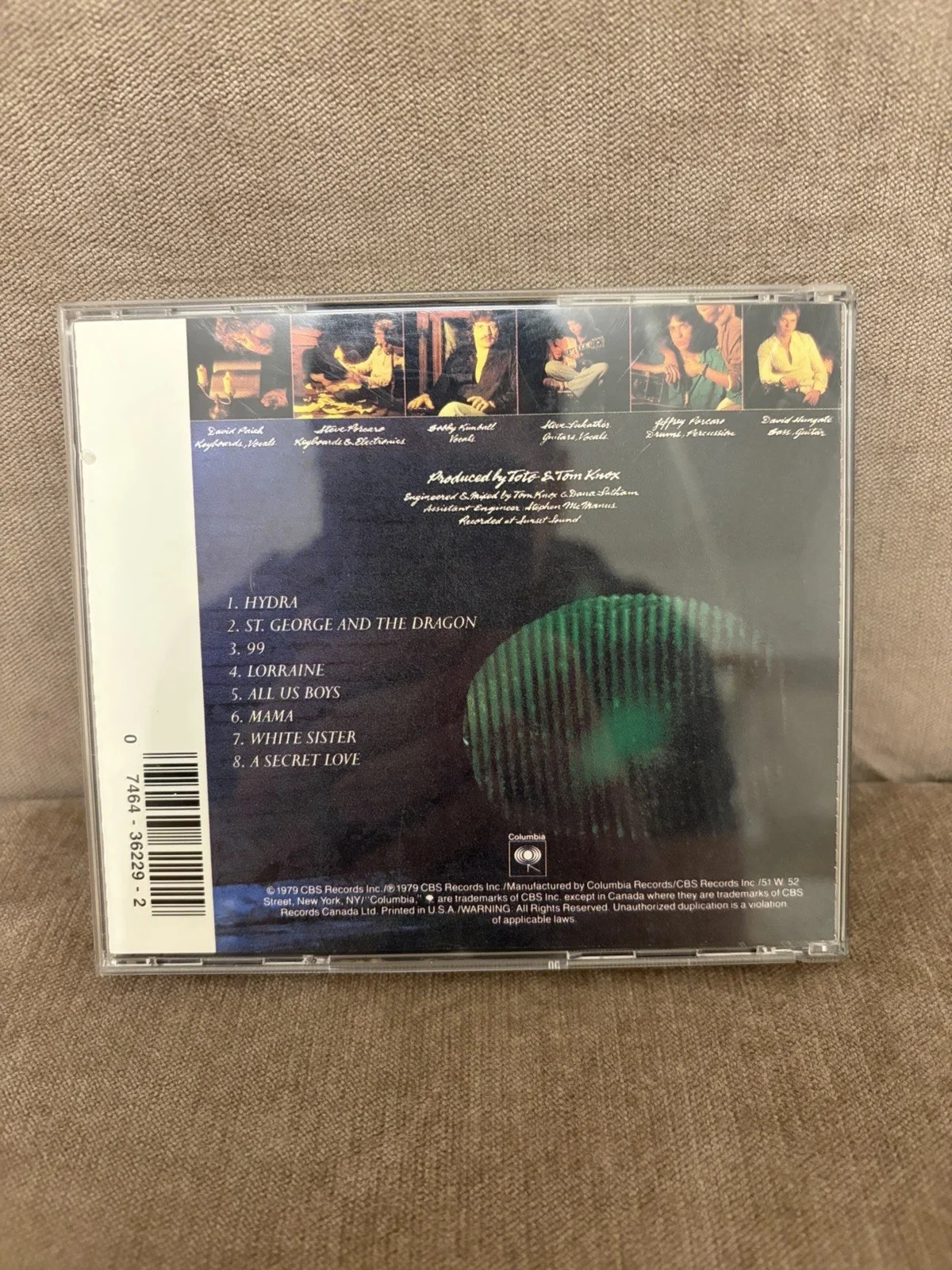 Steve Lukather Signed Toto Hydra CD Autograph Gold Marker Album Auto, image 4