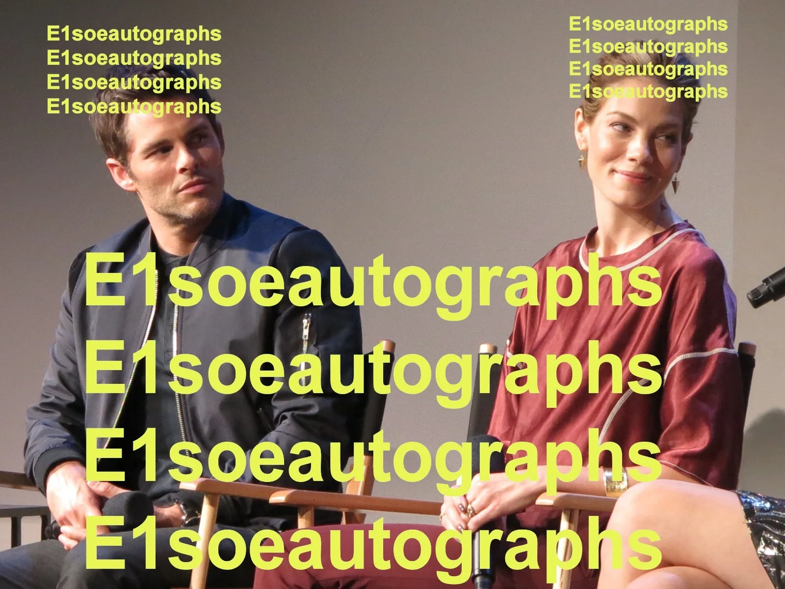James Marsden, Michelle Monaghan — James Marsden & Michelle Monaghan signed Best of Me 8x10 photo in person - Proof, изображение 3