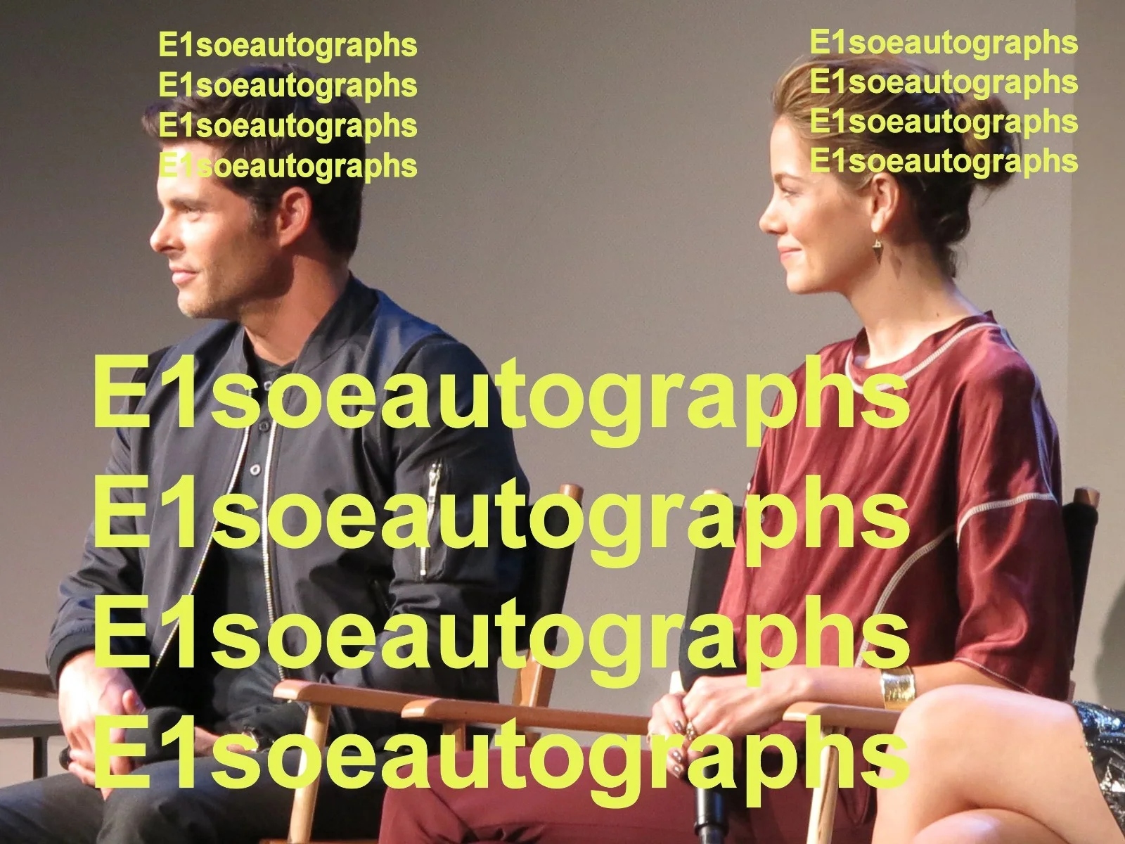 James Marsden, Michelle Monaghan — James Marsden & Michelle Monaghan signed Best of Me 8x10 photo in person - Proof, изображение 4