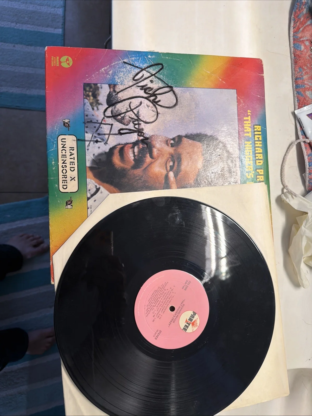 Richard Pryor Signed That Niggers Crazy Please, image 3