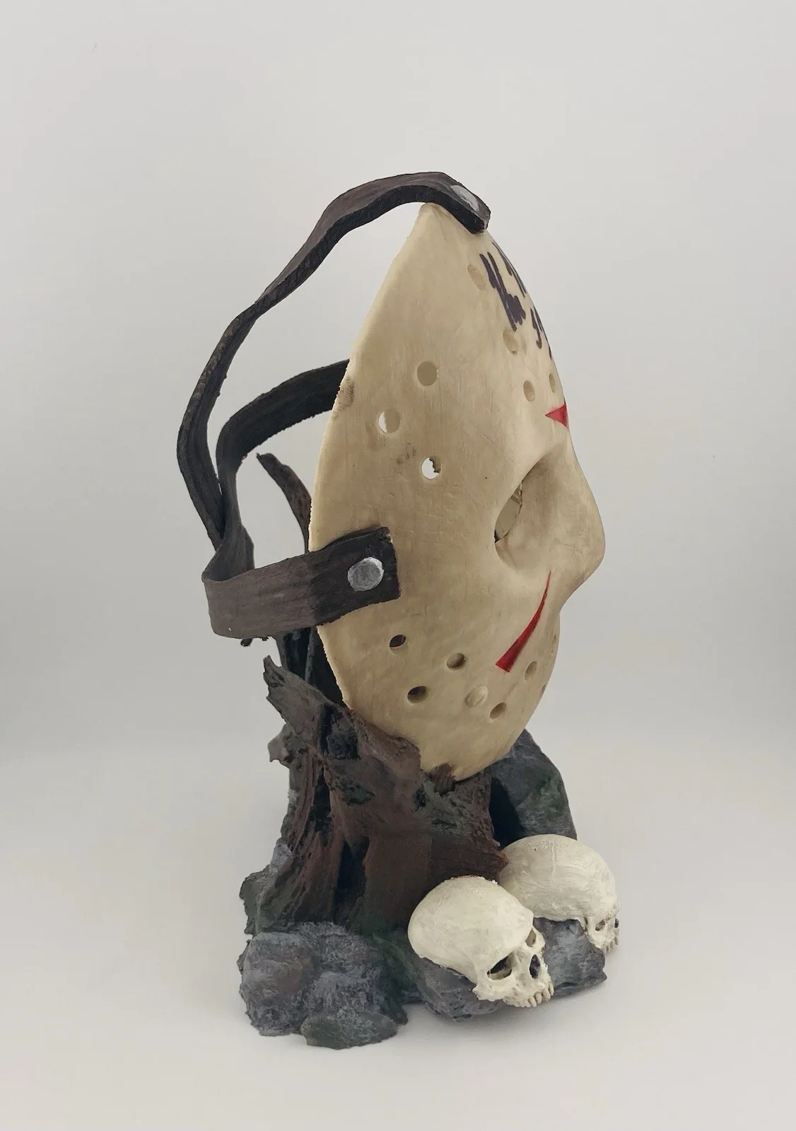 Kane Hodder — KANE HODDER Signed Jason Voorhees MASK 3D Bust Friday the 13th 9” OOAK JSA COA, изображение 5