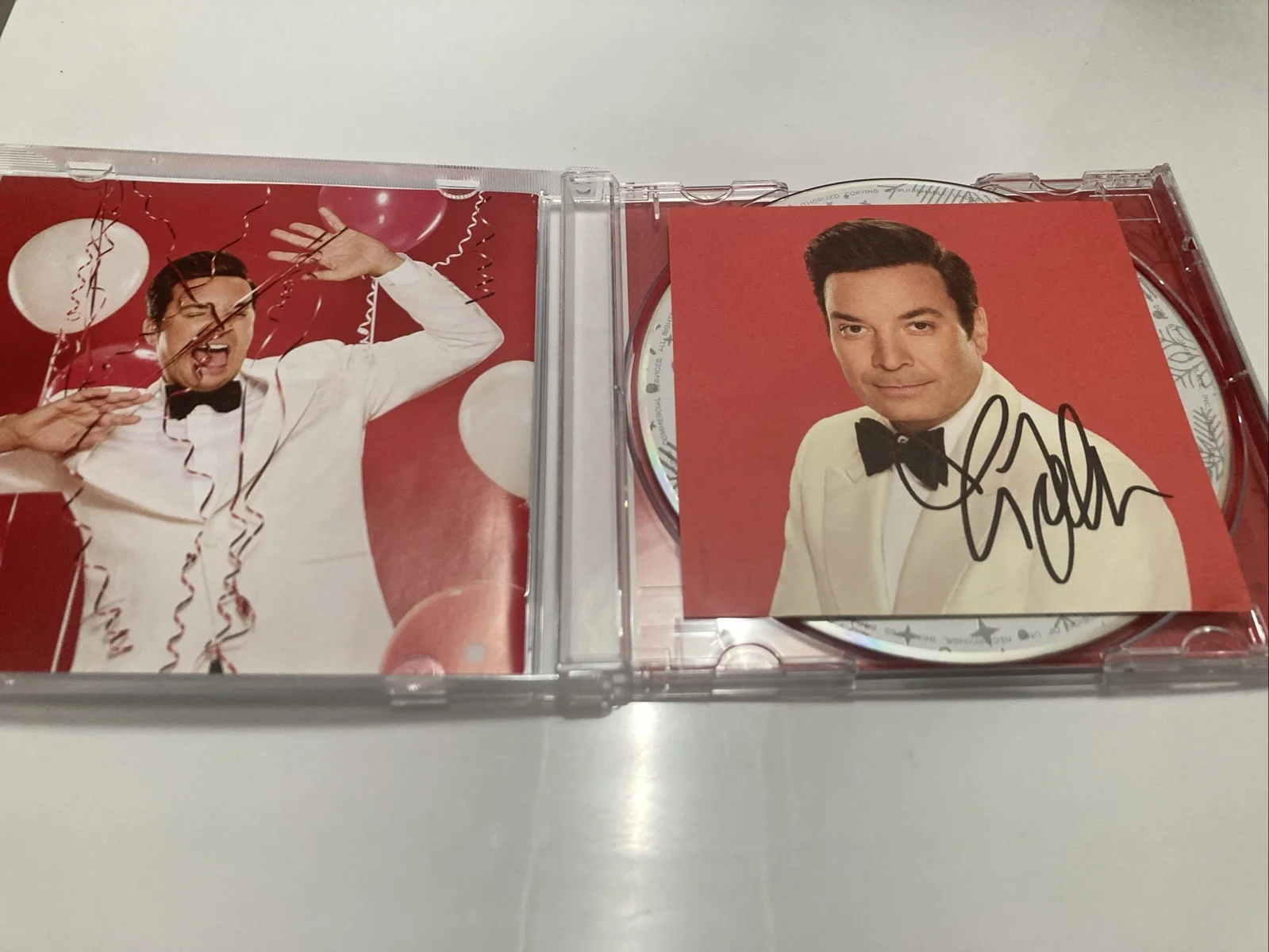 Jimmy Fallon Holiday Seasoning Cd Signed Holiday Republic Records, изображение 2