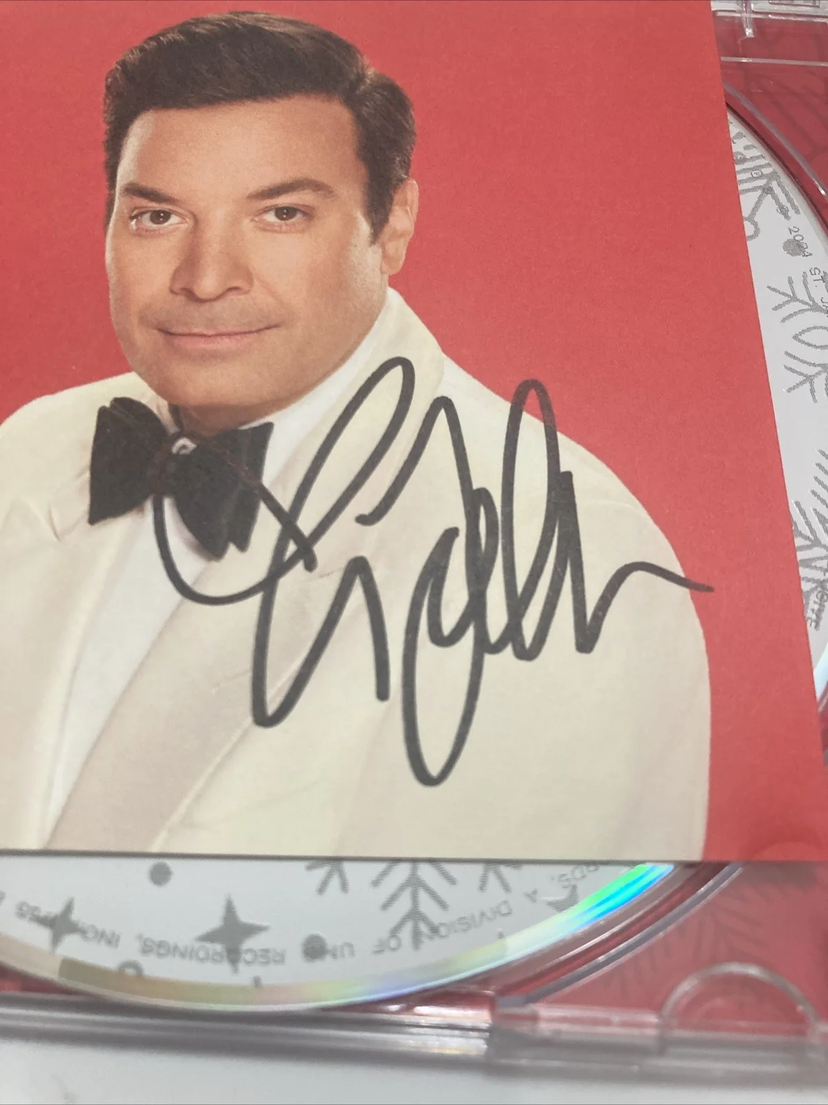 Jimmy Fallon Holiday Seasoning Cd Signed Holiday Republic Records, изображение 3