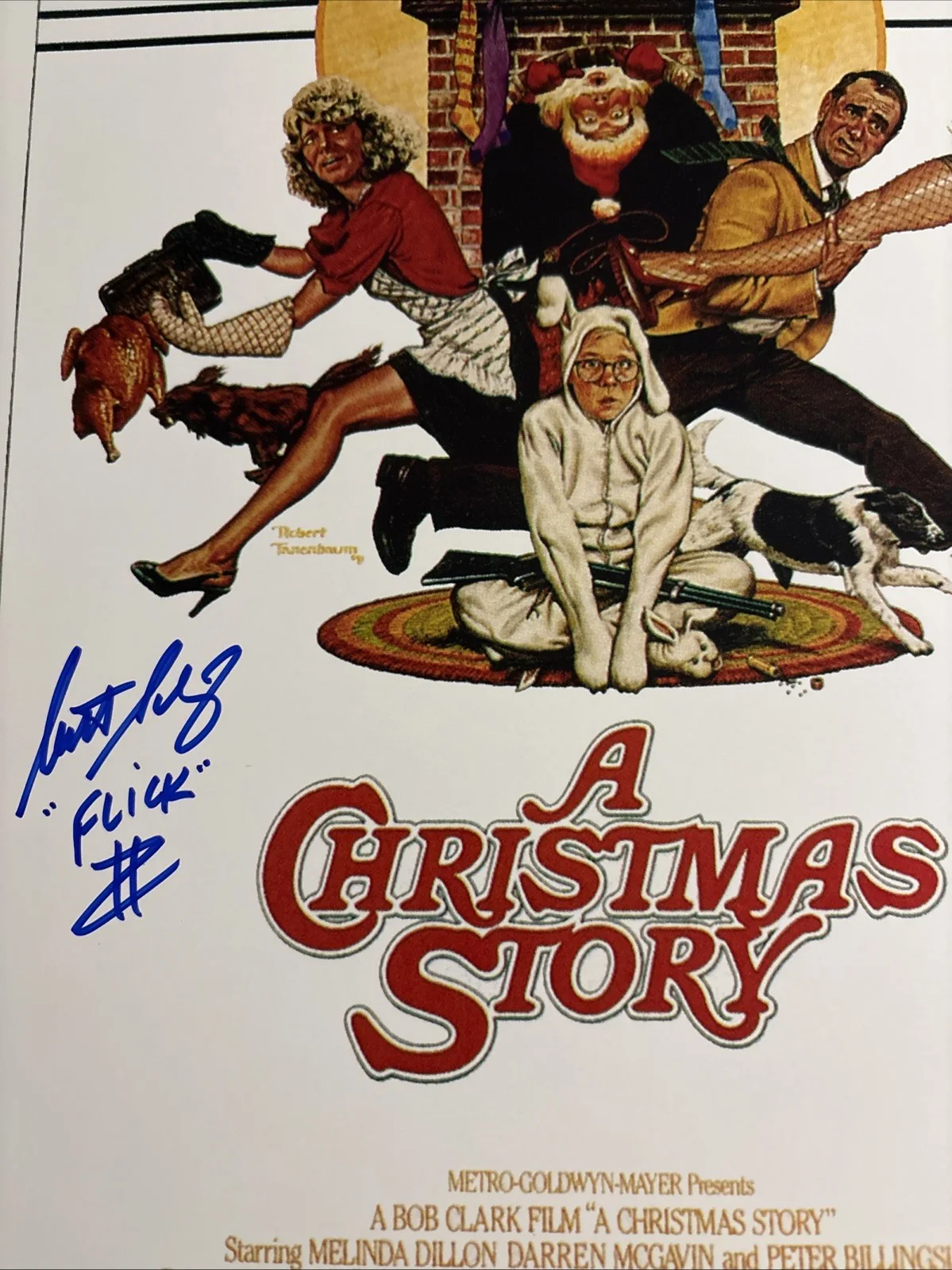 Scotty Schwartz — Scotty Schwartz Signed 11X17 A Christmas Story Movie Poster W / Flick - Schwartz, изображение 4