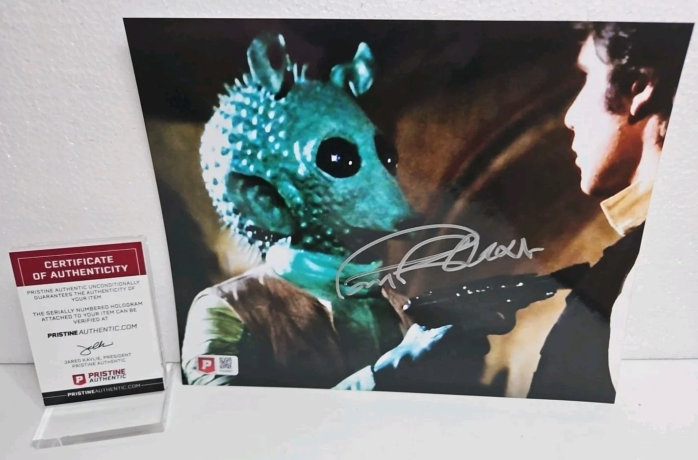 paul Blake — AUTO PAUL BLAKE SIGNED 8X10 PHOTO STARS WARS GREEDO PRISTINE AUCTION.COM RARE 💰