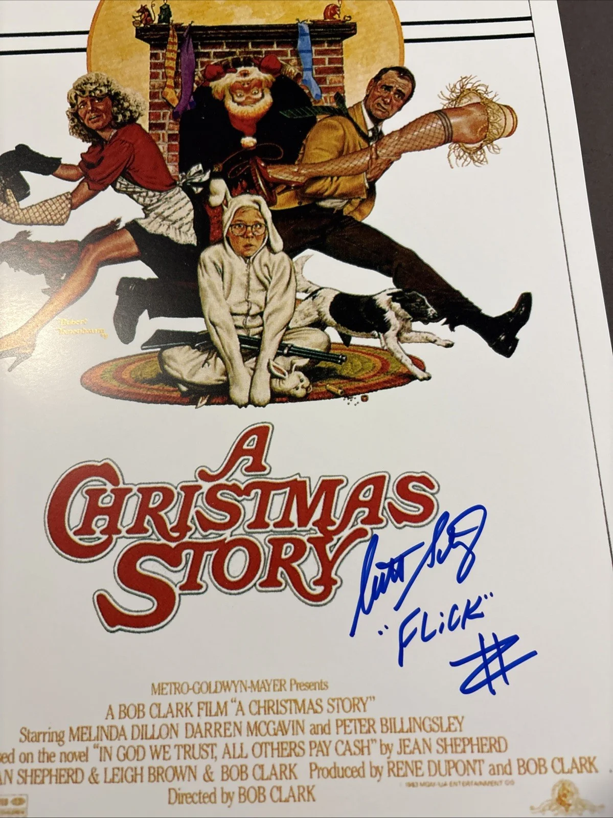 Scotty Schwartz — Scotty Schwartz Signed 11X17 A Christmas Story Movie Poster W / Flick-Schwartz, изображение 3