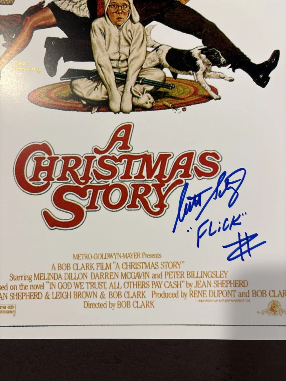Scotty Schwartz — Scotty Schwartz Signed 11X17 A Christmas Story Movie Poster W / Flick-Schwartz, изображение 4