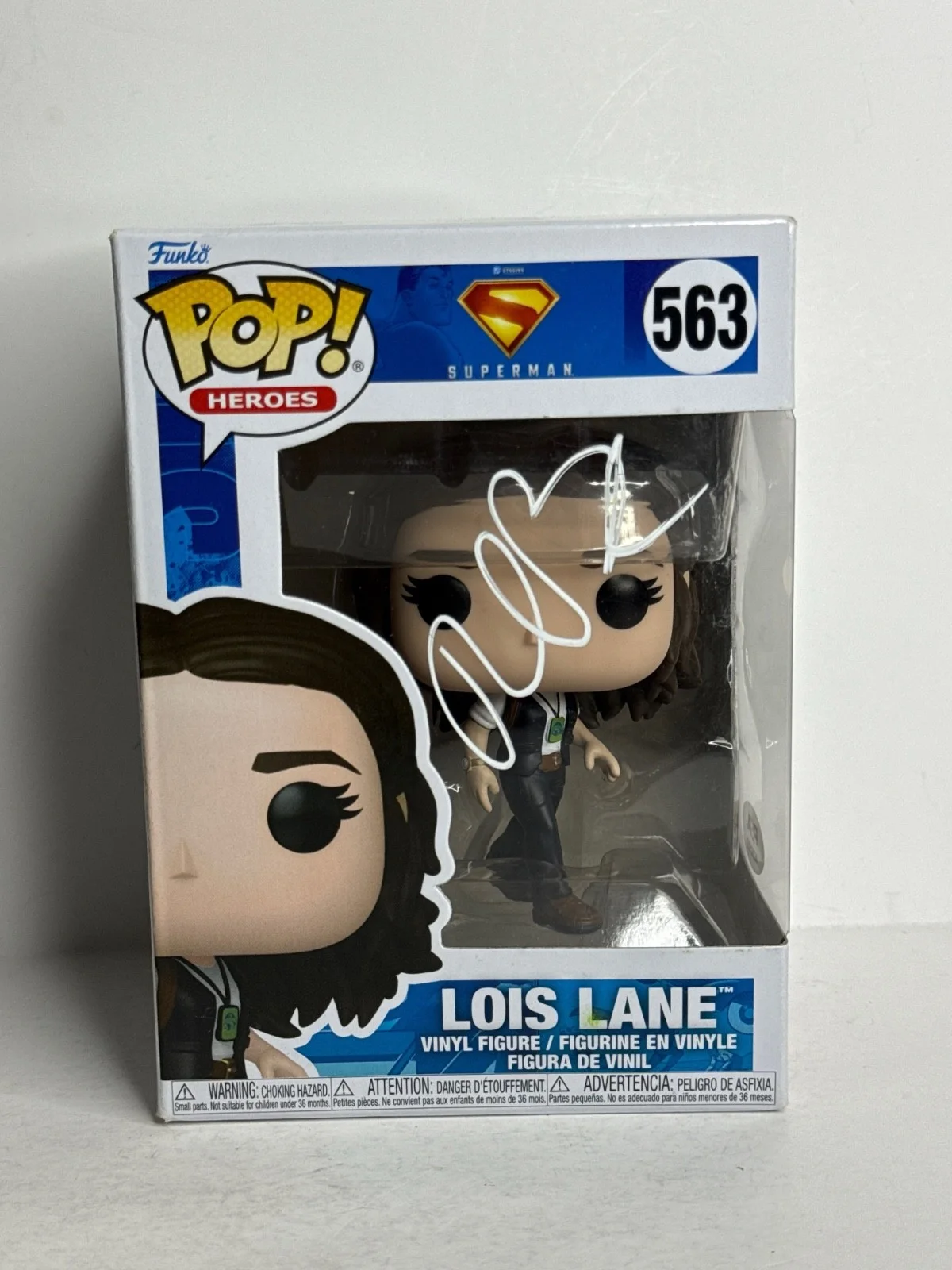 Rachel Brosnahan — Rachel Brosnahan Signed Lois Lane Superman Funko #563 PSA AQ52509
