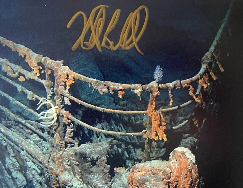 Robert Ballard — Robert Ballard Hand Signed 8x10 Photo Autographed Explorer Discovered Titanic, image 2