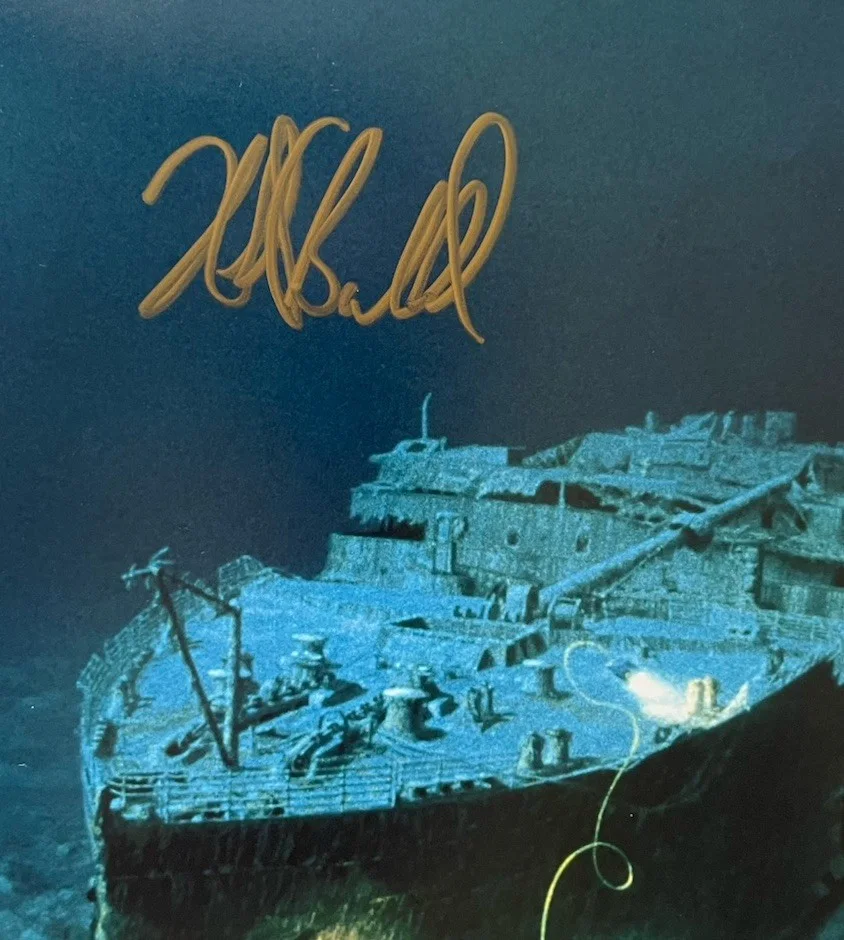 Robert Ballard — Robert Ballard Hand Signed 8x10 Photo Autographed Explorer Discovered Titanic, изображение 2