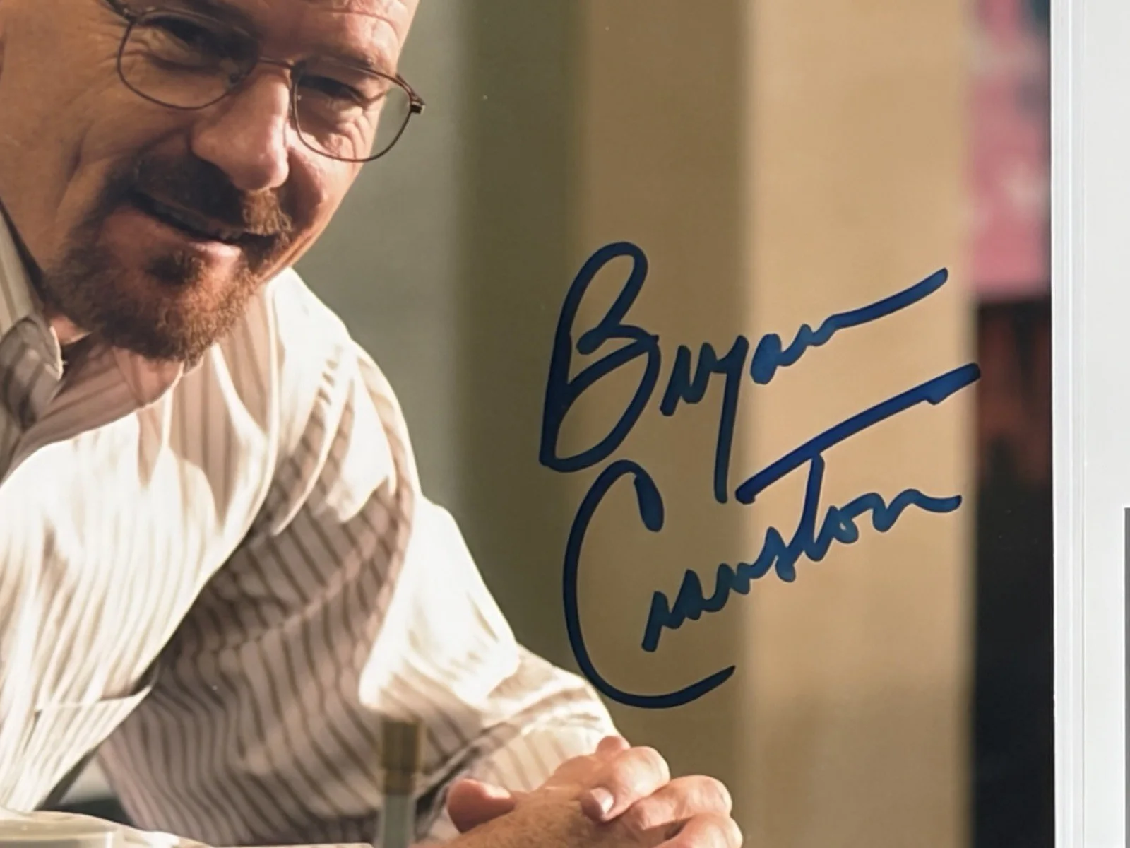 Bryan Cranston — Bryan Cranston Breaking Bad Signed Slabbed 8x10 Photo BeckettAutograph Grade 10, image 2