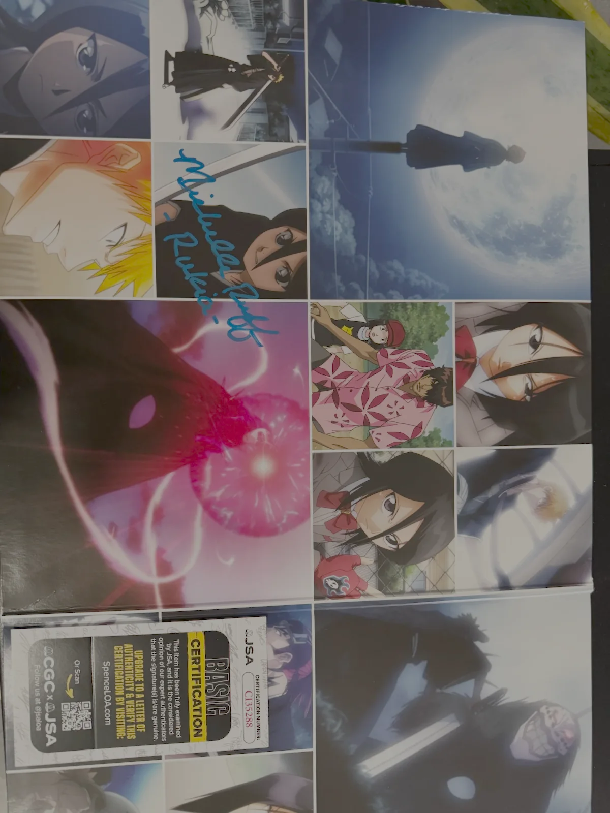 Signed Bleach vinyl record (with Bankai quote), image 3