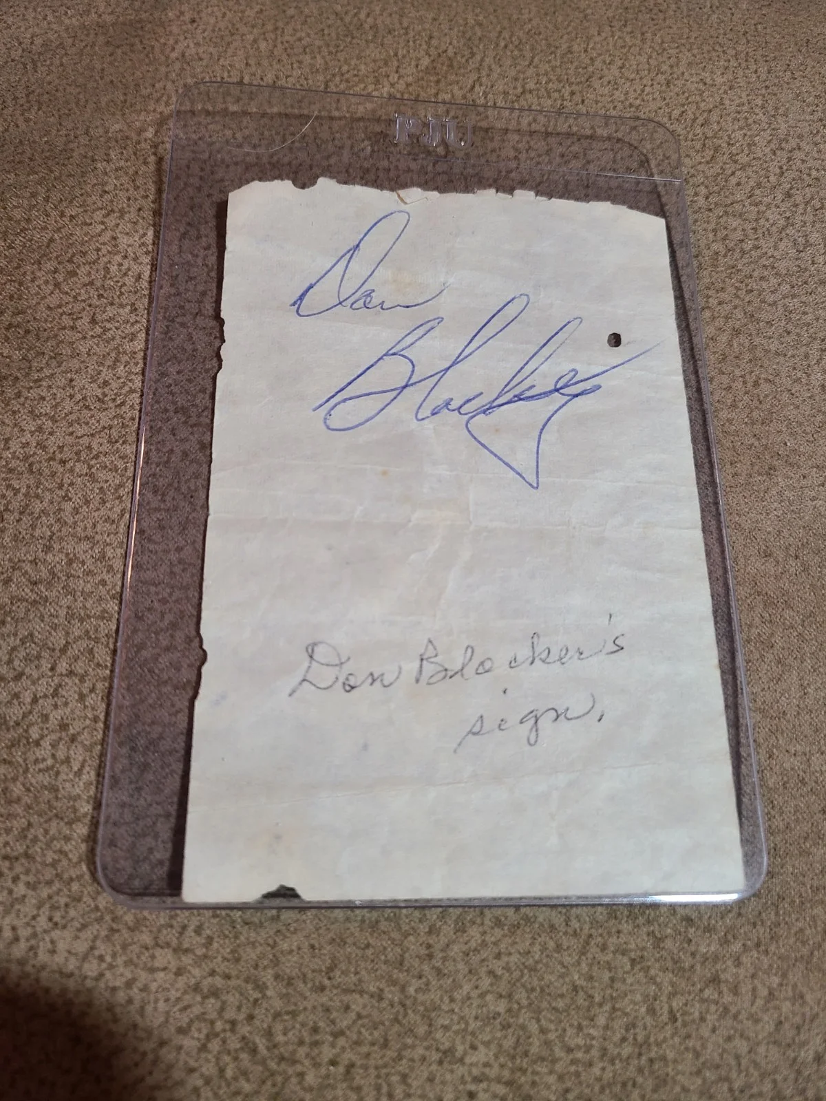Dan Blocker — BONANZA Lorne Greene And Dan Blocker Signed Autograph Book Pages Hoss Is Rare, image 5
