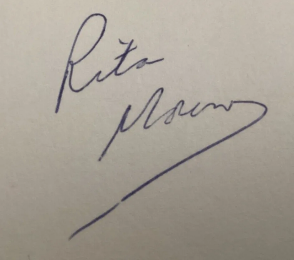 Rita Moreno — Actress RITA MORENO Personally Autographed Signed MOVIE THEATER Card FreeShip, изображение 2